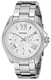 Fossil Srebrny/Stal Ø40 mm AM4568