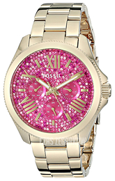 Fossil Zestaw kryształów/Stal w odcieniu złota Ø40 mm AM4595