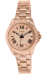 Fossil Różowe złoto/Stal w kolorze różowego złota Ø29 mm AM4611