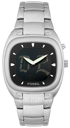 Fossil Czarny/Stal Ø40 mm BG1037