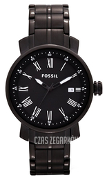 Fossil Rhett Czarny/Stal Ø40 mm BQ1014