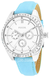 Fossil Biały/Skóra Ø40 mm BQ1441