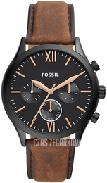 Fossil Czarny/Skóra Ø44 mm BQ2411