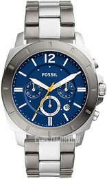 Fossil Niebieski/Stal Ø45 mm BQ2464
