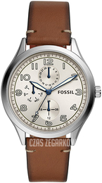 Fossil Srebrny/Skóra Ø42 mm BQ2482