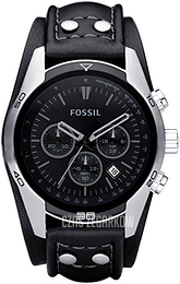 Fossil Sport Czarny/Skóra Ø40 mm CH2586