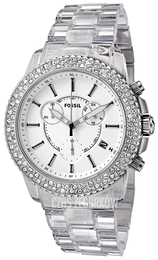 Fossil Biały/Plastik Ø42 mm CH2688