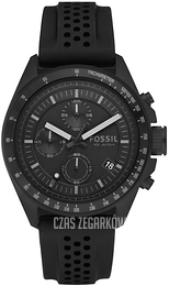 Fossil Czarny/Guma Ø44 mm CH2703