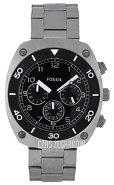 Fossil Chronograph Czarny/Stal Ø42 mm CH2776