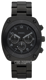 Fossil Casual Czarny/Stal Ø42 mm CH2777