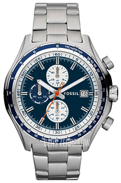 Fossil Niebieski/Stal Ø47 mm CH2809