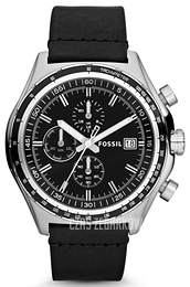 Fossil Dylan Czarny/Skóra Ø44 mm CH2810