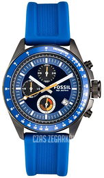 Fossil Chronograph Niebieski/Guma Ø44 mm CH2879