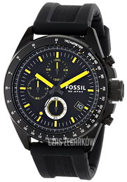 Fossil Czarny/Guma Ø44 mm CH2898
