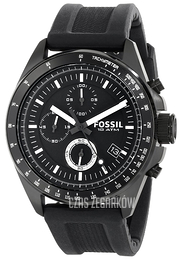 Fossil Czarny/Guma Ø44 mm CH2899