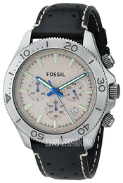 Fossil Szary/Skóra Ø45 mm CH2914