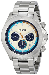 Fossil Szampański/Stal Ø45 mm CH2916