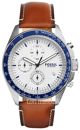 Fossil Sport Biały/Skóra Ø43 mm CH3090