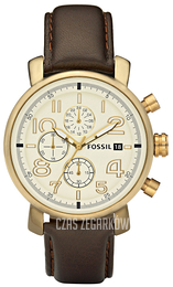 Fossil Vintage Szampański/Skóra Ø44 mm DE5009