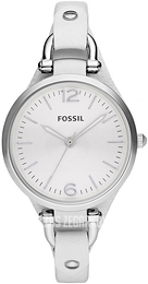 Fossil Georgia Biały/Skóra Ø32 mm ES2829