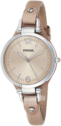 Fossil Georgia Beżowy/Skóra Ø32 mm ES2830