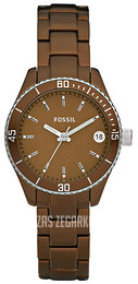 Fossil Riley Brązowy/Aluminium Ø30 mm ES2930