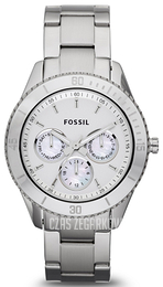 Fossil Stella Biały/Stal Ø37 mm ES3052