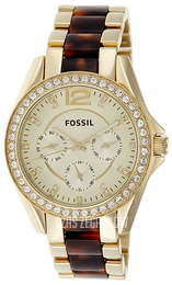 Fossil Zloty/Pozlacana Ø38 mm ES3343