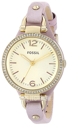 Fossil Biały/Skóra Ø32 mm ES3469