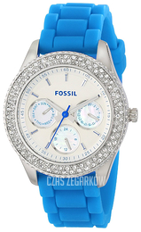 Fossil Biały/Guma Ø37 mm ES3497