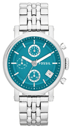 Fossil Niebieski/Stal Ø38 mm ES3571