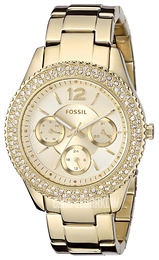 Fossil Stella Żółte złoto/Stal w odcieniu złota Ø38 mm ES3589