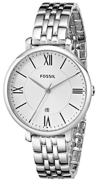 Fossil Biały/Stal Ø36 mm ES3698