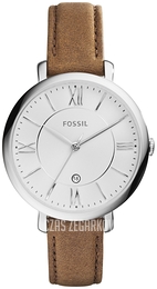 Fossil Jacqueline Srebrny/Skóra Ø36 mm ES3708