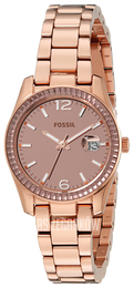 Fossil Różowe złoto/Stal w kolorze różowego złota Ø28 mm ES3764