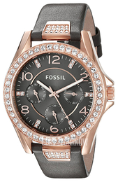 Fossil Szary/Skóra Ø38 mm ES3888