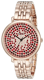 Fossil Jacqueline Zestaw kryształów/Stal w kolorze różowego złota Ø36 mm ES3900