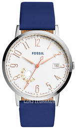 Fossil Vintage Biały/Skóra Ø40 mm ES3989
