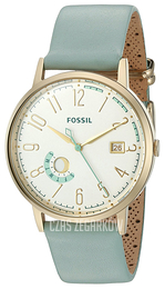 Fossil Biały/Skóra Ø40 mm ES3990