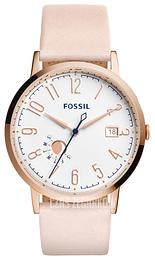 Fossil Biały/Skóra Ø40 mm ES3991