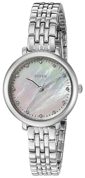Fossil Jacqueline Biały/Stal Ø26 mm ES4029