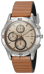 Fossil Chronograph Beżowy/Skóra Ø40 mm ES4043