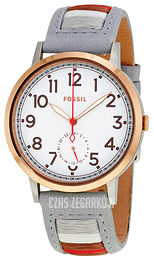 Fossil Damklockor Biały/Skóra Ø40 mm ES4059