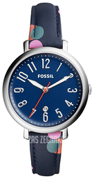 Fossil Jacqueline Niebieski/Skóra Ø36 mm ES4132
