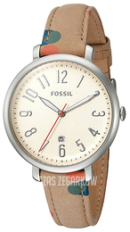 Fossil Jacqueline Beżowy/Skóra Ø36 mm ES4133