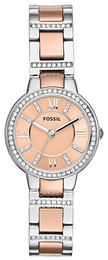 Fossil Vintage Różowe złoto/Stal w kolorze różowego złota Ø30 mm ES4137