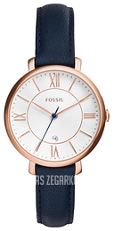 Fossil Dress Biały/Skóra Ø44 mm ES4140