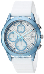 Fossil Chronograph Srebrny/Guma Ø39 mm ES4222