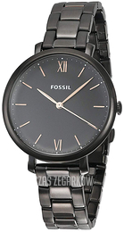Fossil Jacqueline Czarny/Stal Ø36 mm ES4511