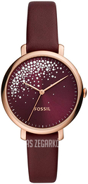 Fossil Jacqueline Czerwony/Skóra Ø36 mm ES4772